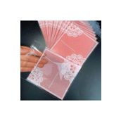 ÇET PACK 50 ADET PEMBE DANTEL DESENLİ ŞEKER POŞETİ BABY SHOWER DOĞUM GÜNÜ NİKAH ŞEKERİ HEDİYE JELATİNİ 10X7