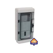 Cetsan Monofaze Sayaç Kutusu Ip65 5 Sigorta - Şeffaf Pm.0854-1