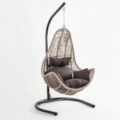 Cewi Zen Swing Krem İp Kahve Oturumlu Salıncak
