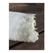 Çeyiz Bahçesi 50x90 cm Papatya Fransız Güpürlü Kadife Havlu