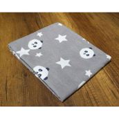 Çeyiz Diyarı 70x130 cm Gri Panda Bebek Örtüsü