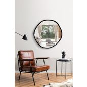 CG HOME Asimetrik Ayna, Duvar Aynası, Konsol Aynası, Çerçeveli Ayna 60CM