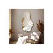 Cg Home Asimetrik Ayna, Duvar Aynası, Konsol Aynası, Çerçeveli Ayna, Boy Aynası, Gold Çerçeve