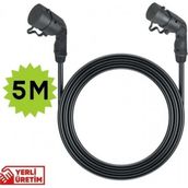 Charge Mobile Taşınabilir Tip (Type) 2 Elektrikli Araç Şarj Kablosu - SIYAH