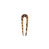 Charmist Kemik Slim Saç Tokası 13 cm Leopar