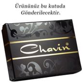 Chavin CR98 Siyah İpc Kaplama Erkek Çelik Yüzük