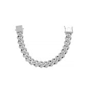Chavin EK19BY 15 Mm. Kalın Taşlı Alloy Erkek Bileklik