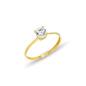 Chavin ET70-17 0.65 Carat Tek Taş 8 Ayar Sarı Altın Yüzük
