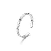 Chavin EU30BY 3 mm Çelik Ayarlanabilir Gri Kadın Yüzük