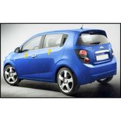 Chevrolet Aveo HB P.Çelik 2011 Üzeri 4 Parça Krom Cam Çıtası