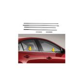 Chevrolet Cruze Sedan 2009 Üzeri 6 Parça Paslanmaz Çelik Cam Çıtası