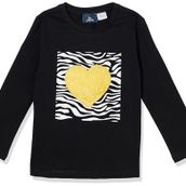 Chicco 09002825000000 Siyah Kız Bebek T-Shirt