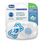 Chicco 2 li 6-16 Ay Physio Light Silikon Erkek Emzik