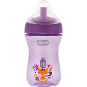 Chicco 266 ml 12 Ay+ Kız Pipetli Eğitim Bardağı