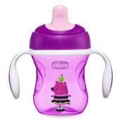 Chicco Mor 6+ Ay 200 ml Yarı Yumuşak Uçlu Alıştırma Bardağı