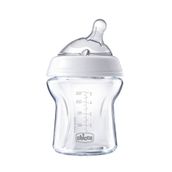 Chicco Natural Feeling 150 ml Şeffaf Cam Yenidoğan Yavaş Akışlı 0+ Ay Damaklı Biberon Seti