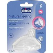 Chicco Naturalfeeling 2+ Ay Orta Akış Tekli Biberon Emziği