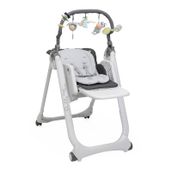 Chicco Polly Magic Relax Bebek Mama Sandalyesi gri-melanj
