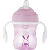 Chicco Yumuşak Uçlu 4 Ay Kız Geçiş Bardağı
