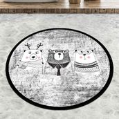 Chilai Home 100x100 cm Panda Djt Çocuk Halısı