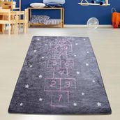Chilai Home Hopscotch Grey 140x190 cm Çocuk Halısı