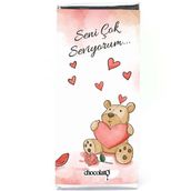 Chocolato Seni Çok Seviyorum 100 gr Bitter Tablet Çikolata