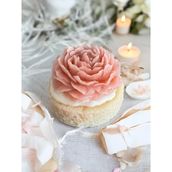 Çiçek Mum , Nişan , Söz , Yenidoğan, Baby Shower , Wedding Hediye Çiçek Mum - 1 Adet