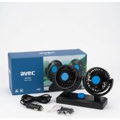 Çift Fanlı Araç Içi Vantilatör - 360° Dönerli Oto Vantilatörü