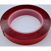 Çift Taraflı Bant 20Mm * 5Mt Kırmızı Şeffaf / Unıversal / Cc