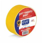 Çift Taraflı Bant 50mm X 25 Metre