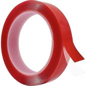 Çift Taraflı Bant Şeffaf Silikonlu Su Geçirmez Akrilik Montaj Bandı (5 mt x 10 mm)