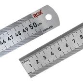 Çift Taraflı Çelik Cetvel 500 Mm, Hassas Ölçüm, Dayanıklı ve Dayanıklı Tasarım - Seçenek 1