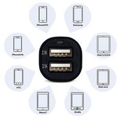 Çift USB Girişli 2.1 AMP Araç Çakmak Soketi