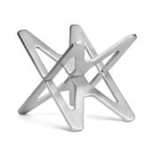 Cigarloong Metal Katlanır Puro Sehpası Standı Kılıflı Krom