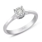 CiGold K1YZK0190000814 14 Ayar Altın Tektaş Yüzük