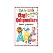 Çıkartmalı Çizgi Çalışmaları Harflerle İlgili Aktiviteler - Kolektif