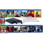 Çınar Bilişim Dünyası Ps4 1 Tb Çift Kol 13 Oyunlu Doyasıya Eğlence - Siyah