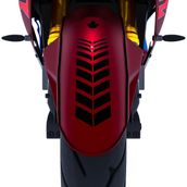 Çınar Extreme 2 Adet Sport Motosiklet Çamurluk Jet Siyah Kask Sticker