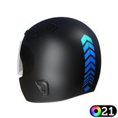 Çınar Extreme 2 Adet Sport Tasarımlı Reflektif Floresan Parlak Düz Özel Renkler Kask Araba Ayna Sticker