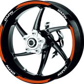 Çınar Extreme Double Stripe Floresan Turuncu Jant Şeridi Sticker