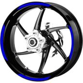 Çınar Extreme Double Stripe Reflektif Mavi Jant Şeridi Sticker