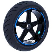 Çınar Extreme Moto GP Stili Azur Mavi Jant Şeridi Sticker