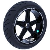Çınar Extreme Moto Gp Stili Jant Şeridi Sticker Reflektif Floresan Renkler