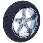 Çınar Extreme Moto GP Stili Jet Siyah Jant Şeridi Sticker