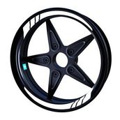 Çınar Extreme Moto GP Süt Beyaz İç Jant Şeridi Sticker