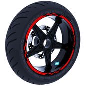 Çınar Extreme Moto Gp Yarış Bayraklı Jant Şeridi Sticker Reflektif Floresan Renkler