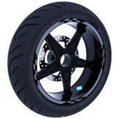 Çınar Extreme Moto GP Yarış Bayraklı Taş Grisi Jant Şeridi Sticker