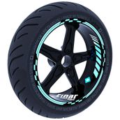 Çınar Extreme Nane Yeşili Moto GP İç Dış Jant Şeridi Takım Sticker