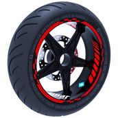 Çınar Extreme Reflektif Kırmızı Moto GP İç Jant Şeridi Sticker
