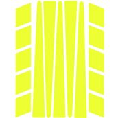 Çınar Extreme Şerit Şeklinde Floresan Sarı Sticker